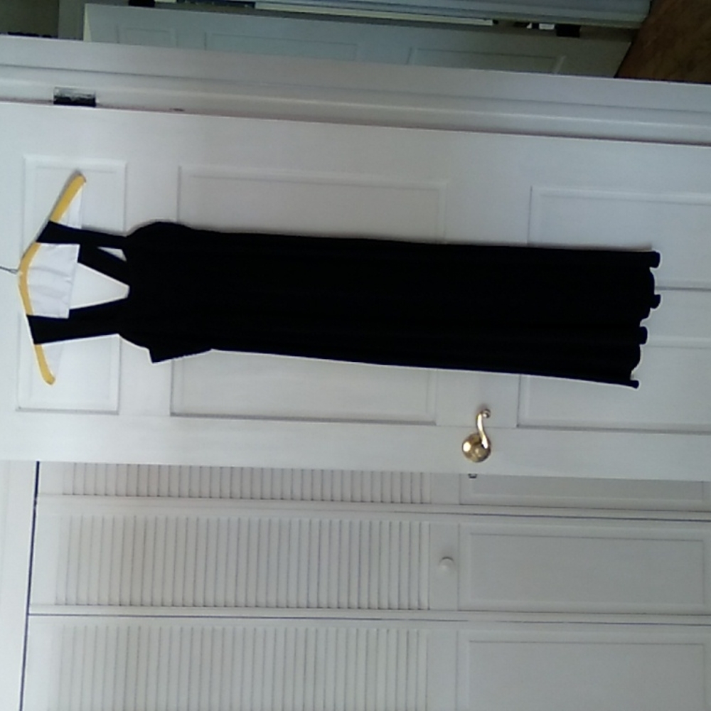 Amsale jersey knit dress